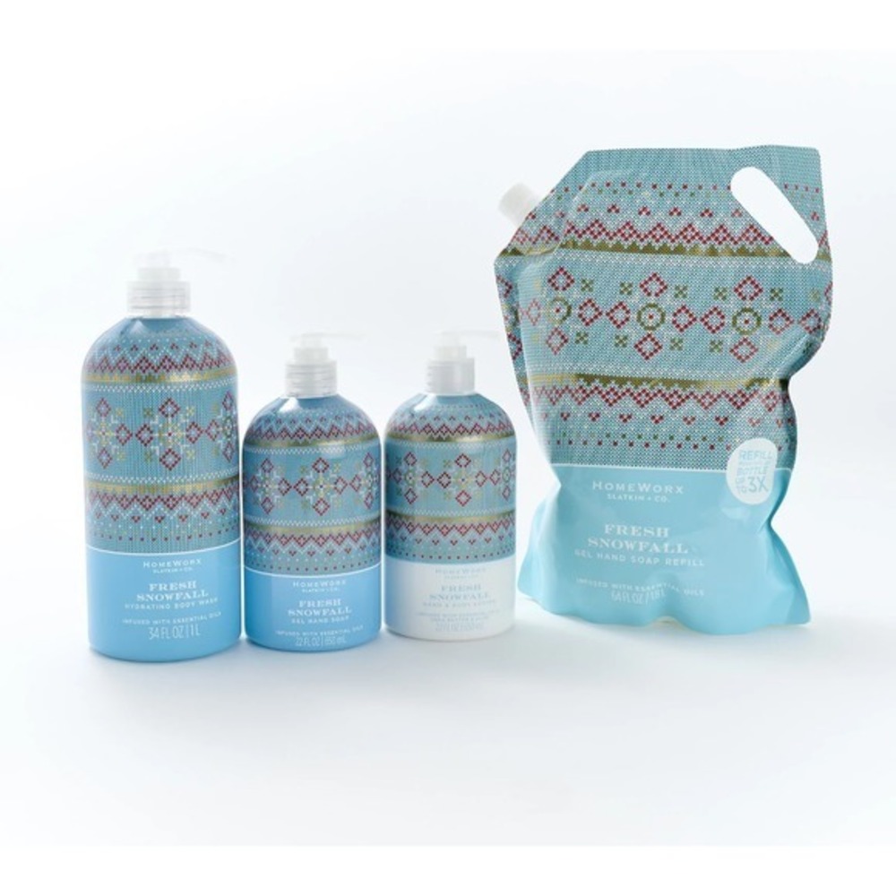 HomeWorx by Slatkin + Co. Apres All Day‎ 4-pc Hand and Body Frosted Snowfall